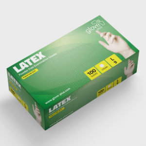 Latex Gloves product box