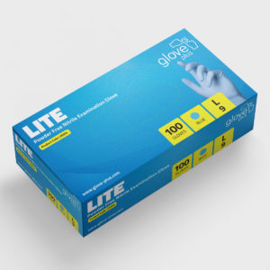 Lite Gloves Blue product box