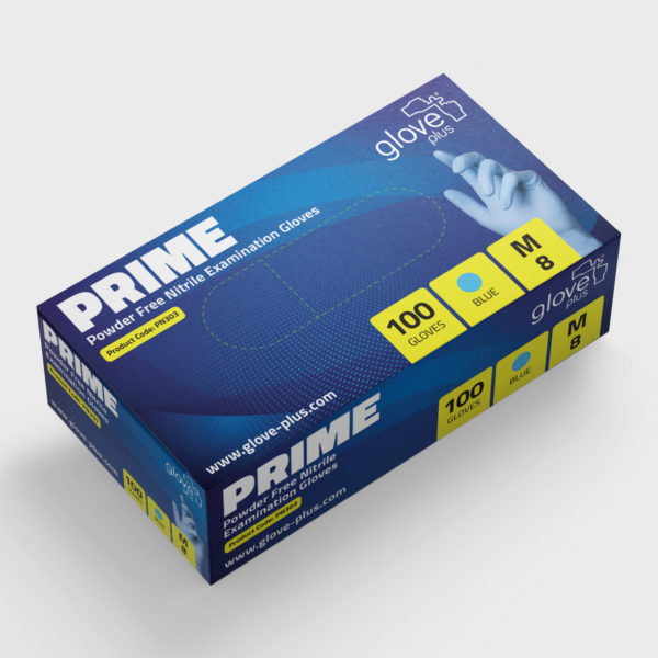 Prime Gloves Blue product box
