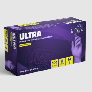 Ultra Gloves Purple product pack