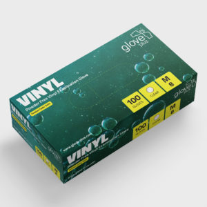 Vinyl Gloves Clear product box