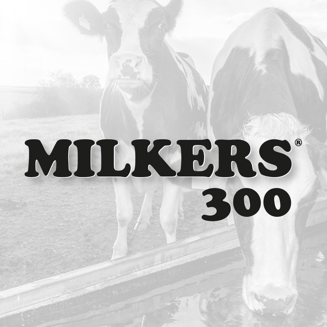 Milkers 300 brand disposable gloves logo